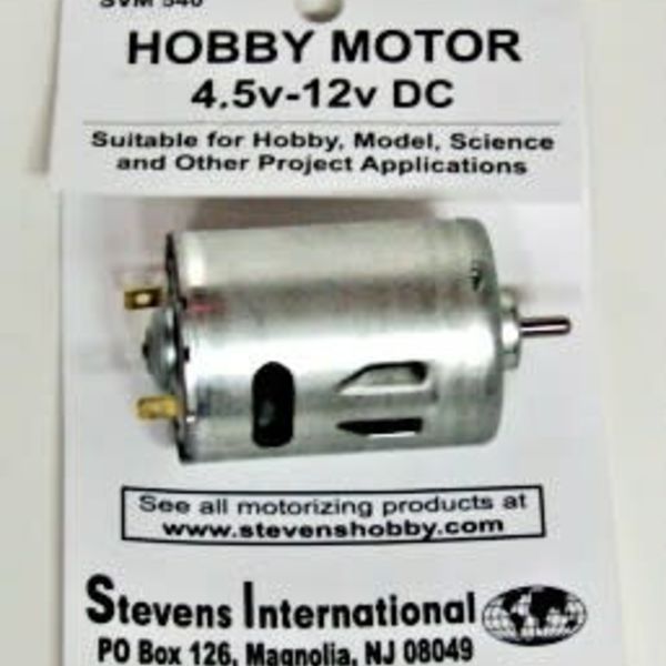 4.5 to 12v DC Small Electric Motor (Round Can) (for high endurance)