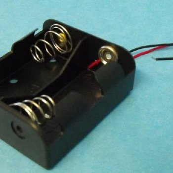 Battery Box for 2 C Batteries (wired)