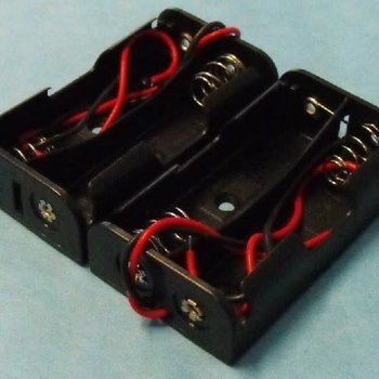 Battery Box 2-Pack each for 2 AA Batteries (wired)
