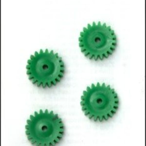 Plastic Gears 22mm x 6mm 20-teeth (3mm ID) (4)