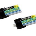 Commonsence RC Lectron Pro™ 3.7V 300mAh 35C Lipo Battery 2-Pack with MCPX Connector for Blade Nano QX 3D and mCP X