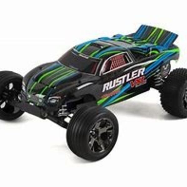 Traxxas Rustler VXL: 1/10 Scale Stadium Truck with TQi Traxxas Link Enabled W/TX & RX TSM, Partiial s