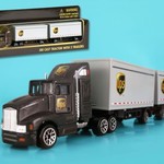 UPS TANDEM TRACTOR TRAILER MODEL