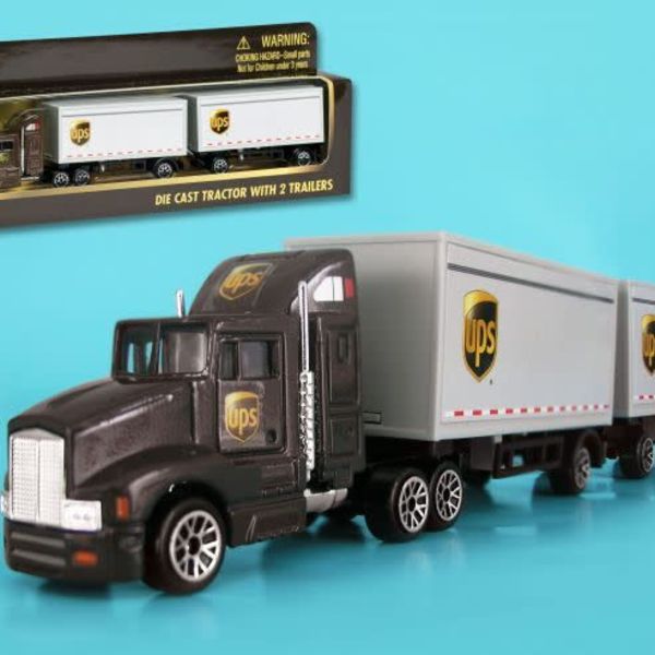 UPS TANDEM TRACTOR TRAILER MODEL