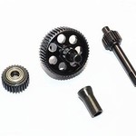 GPM Racing Axial SCX10 II Hardened Steel Transmission Gear Set SSCX27038CG-BK