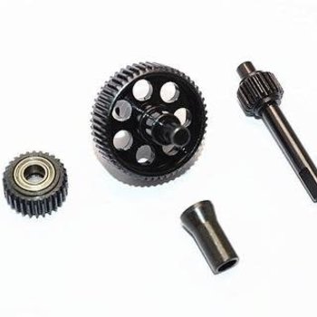 GPM Racing Axial SCX10 II Hardened Steel Transmission Gear Set SSCX27038CG-BK