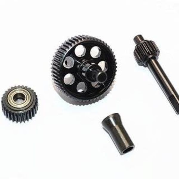 GPM Racing Axial SCX10 II Hardened Steel Transmission Gear Set SSCX27038CG-BK