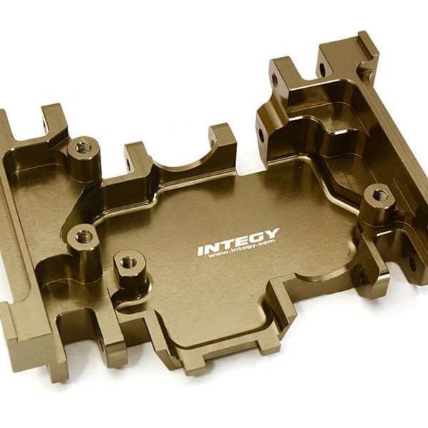 Billet Machined Alloy Gearbox Mount Lower Skidplate for Traxxas TRX-4 Crawler
