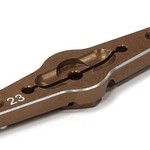 Billet Machined Double Sided Servo Horn 23T for KO & JR Servo (r=20, 24mm Holes)