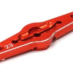 Billet Machined Double Sided Servo Horn 23T for KO & JR Servo (r=20, 24mm Holes)