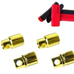 Bullet Connectors - 8mm - (2) Male, (2) Female