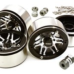 Integy 1.9 Size Machined High Mass Wheel (4) w/14mm Offset Hubs for 1/10 Scale Crawler
