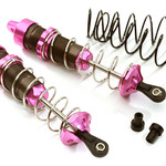Integy Machined 105mm Rear Big Bore Shocks for Traxxas 1/10 Stampede, Rustler & Slash C28475PINK