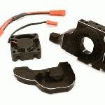 Integy Alloy Motor Mount w/ Cooling Fan for TRX-4 Scale & Trail Crawler C28714BLACK New Item