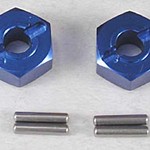 Traxxas 1654X Wheel Hubs Aluminum (2)