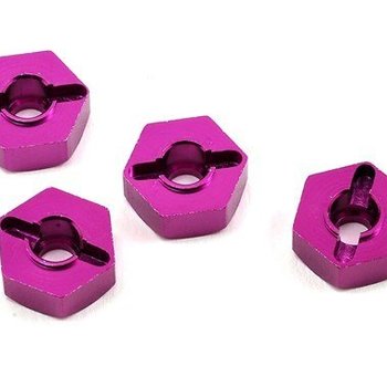 redcat 12mm Aluminum Wheel Hex Purple 4pcs