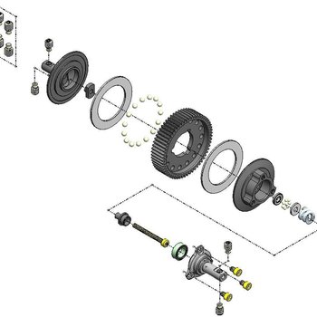 mip MIP Super Diff Kit, Traxxas Slash 2WD