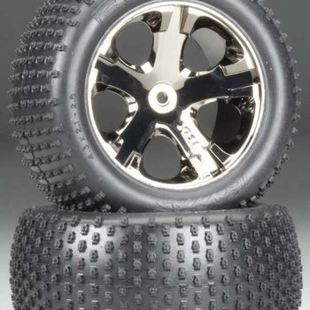 Traxxas 2.8 ALIAS TIRE W/ALL-STAR BK CHROME ELECTIRC RR ( 2)