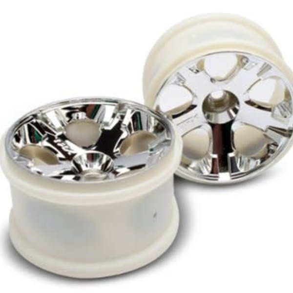 Traxxas 5577 Wheels Chrome 2.8 Front Jato 3.3