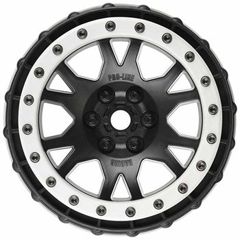 PROLINE 2763-03 Impulse Pro-Loc Black Wheels w/Stone Gray Rings