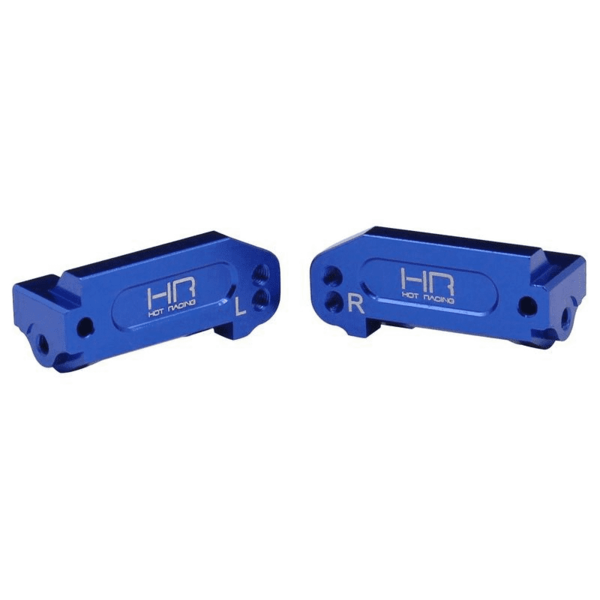 HOT RACING Hot Racing aluminum 30deg (stock) caster blocks for the Traxxas Rustler, Slash 2WD, and Stampede 2WD