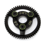 HOT RACING hot Racing light weight hardened steel 54 tooth, 32 pitch (0.8 Mod) spur gear for the 1/10 Traxxas Bandit, Rustler, 2WD Slash, 2WD Stampede, and Telluride vehicles