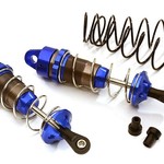 Integy Machined 90mm Rear Big Bore Shocks for Traxxas 1/10 Stampede, Rustler & Slash C28475BLUE