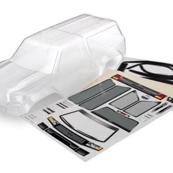 Traxxas , TRX-4 Sport (clear, trimmed, requires painting)/ window masks/ decal sheet