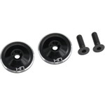 HOT RACING Black large Wing Button Aluminum (2)