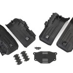 Traxxas Fenders, inner, front & rear (2 each)/ rock light covers (8)/ battery plate/ 3x8 flathead screws (4)