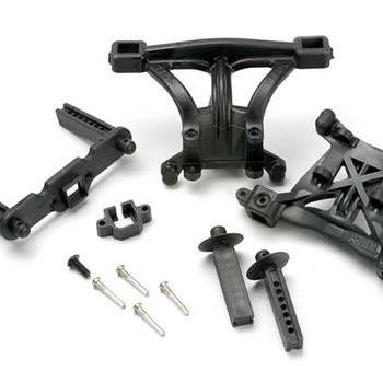 Traxxas 5314 Fr/Re Body Mnts w/Posts & Pins Revo
