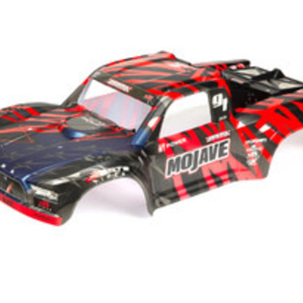 arrma MOJAVE 6S BLX Finished Body (Black/Red)