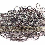 Integy C23214SILVER Bent-Up Body Clips 100 Count 1/10 SC/Monst