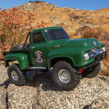 1/10 SCX10 II 1955 Ford F-100 Truck 4WD RTR, Green (AXI03001T2)