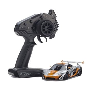 KYOSHO MINI-Z RWD McLaren P1™ GTR Silver/Orange Readyset RTR 32324SO