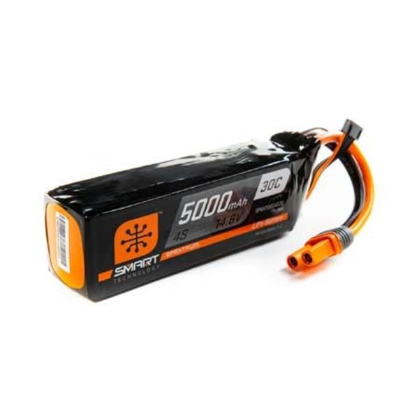 Spektrum 5000mAh 4S 14.8V Smart LiPo 30C; IC5