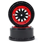 PROLINE 2745-03 ProTrac F-11 2.2"/3.0" Red/Blk Bead-Lock Whls