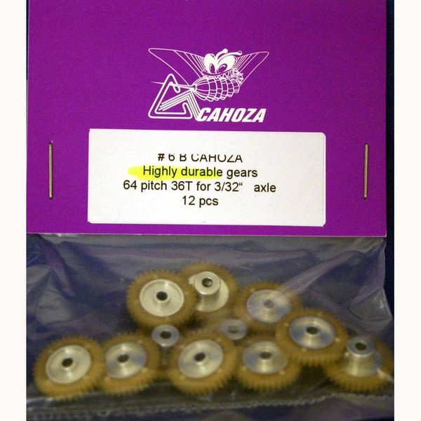 CAHOZA #6B 64 PITCH 36T low wear CAH6436HD "PER GEAR"