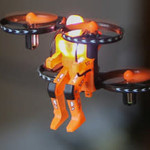 Rage R/C Jetpack Commander Night Ranger RTF Quad-Orange