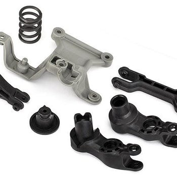 Traxxas Steering bellcranks/ bellcrank support/servo saver/ servo saver spring/ draglink/ 3x20mm shoulder screws (2)