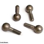 Traxxas Pivot balls, hard-anodized 7075-T6 aluminum (4)/ pivot ball cap bushings (4)