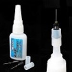 SWEEP Sweep EXP 100% CA tire glue with metal nozzle.
