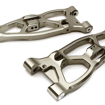Integy Billet Machined Front Lower Suspension Arm for Arrma 1/8 Kraton 6S BLX C28730GREY