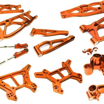 Integy Billet Machined Alloy Suspension Kit for Arrma 1/8 Kraton 6S BLX C28729ORANGE