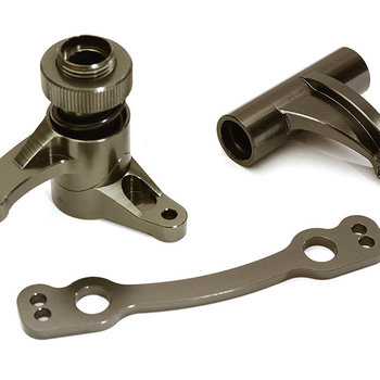 Integy Billet Machined Alloy Steering Bell Crank Set for Arrma 1/8 Kraton 6S BLX