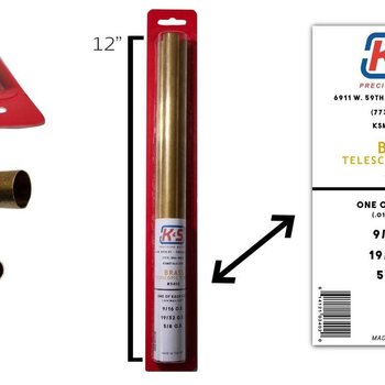 K&S Brass Telescoping Tubing 9/16-5/8