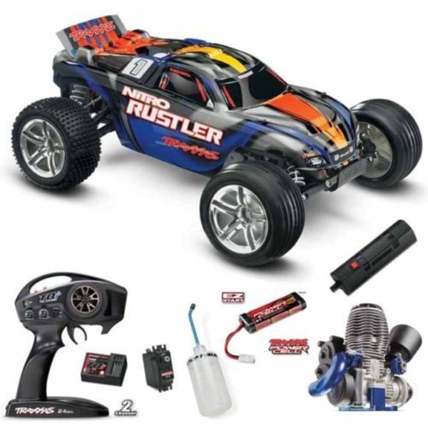 traxxas rustler gas powered