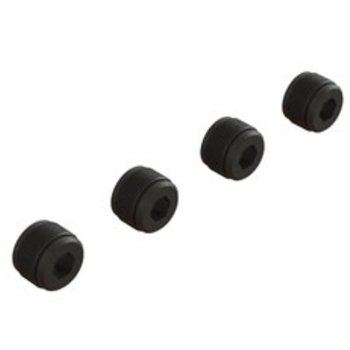 arrma Hub Nut (Red) (4)