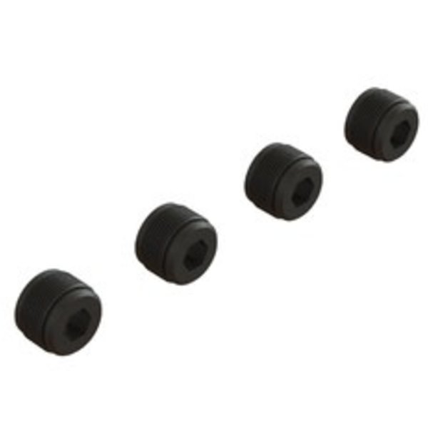 arrma Hub Nut (Red) (4)