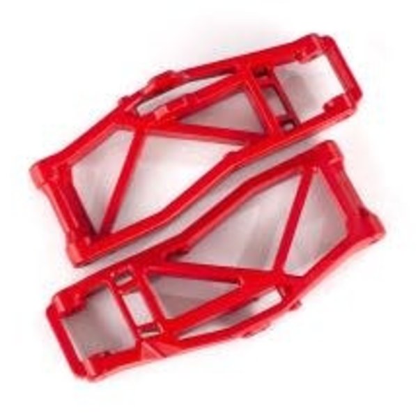 Traxxas Suspension arms, lower, red (left and right, front or rear) (2) (for use with #8995 WideMaxx suspension kit)